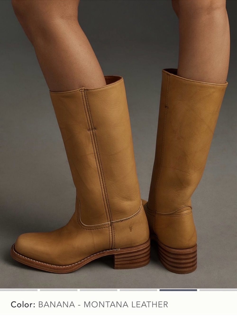 Free People x Frye Campus 14L Boots Size 8 Wide Calf NIB - Picture 3 of 16